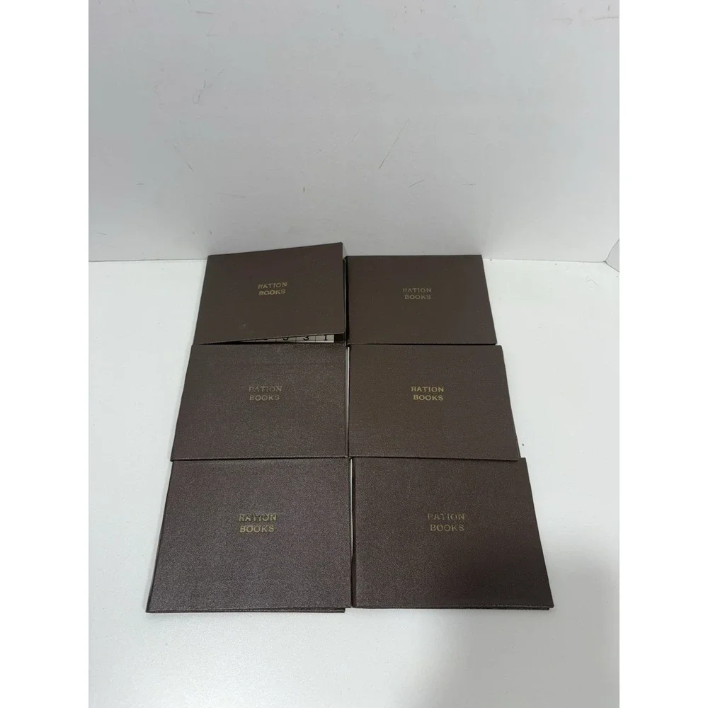 Ration Books‎ Holtite Cover  Case Lot Of 23 Brown Red Blue Green Ration Book WW